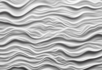 Glossy White Porcelain Texture with Wavy Pattern Background