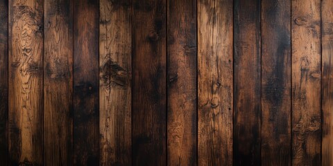Fototapeta premium Vintage style wooden background creates a charming and rustic atmosphere. This wooden background enhances the aesthetic appeal, perfect for various creative projects seeking a vintage style.