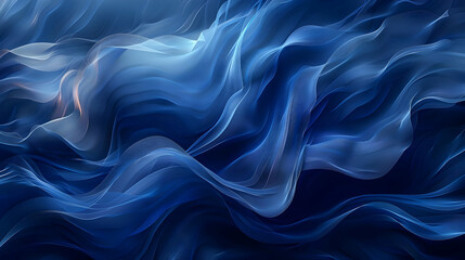 Obraz premium Abstract Blue Wave Background