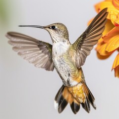 Fototapeta premium hummingbird feeding
