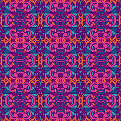 Vibrant Mosaic Seamless Pattern