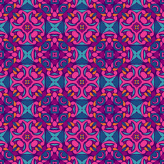 Vibrant Mosaic Seamless Pattern