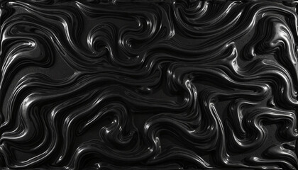 Obraz premium A good background with black glossy fluid texture