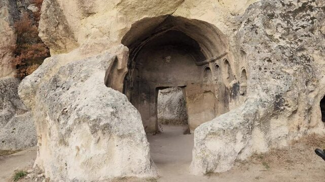 Nazli Church is a small Byzantine church in the west of Ayazini Metropolis. It has a rectangular plan with a barrel vault ceiling and its curved and semicircular apse is oriented southeast-northwest.