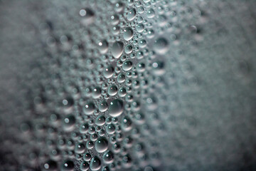 Tiny Bubbles on a Colour Background Condensation Steam Water