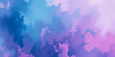 Abstract watercolor background in soft blues and purples.