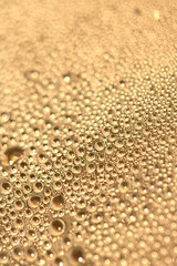 Tiny Bubbles on a Colour Background Condensation Gold Steam Water