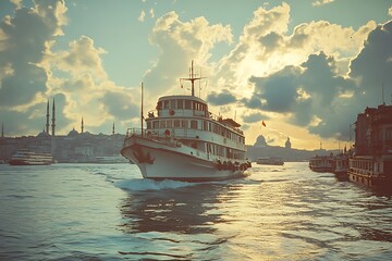 Obraz premium Istanbul skyline. Amazing view of the Istanbul is a popular tourist destination.