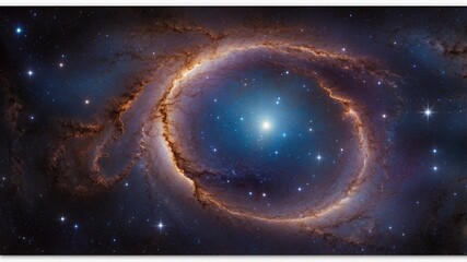 Obraz premium Cosmic Tapestry: A Celestial Symphony of Stardust and Starlight.