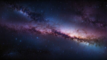 Fototapeta premium Cosmic Tapestry: A Celestial Symphony of Stardust and Starlight.