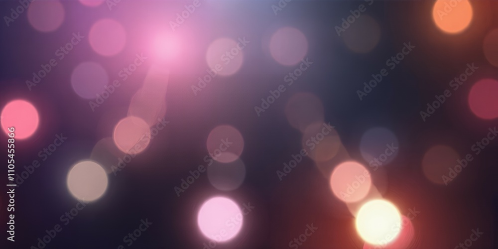 Aufkleber abstract bokeh background with warm and cool colors.