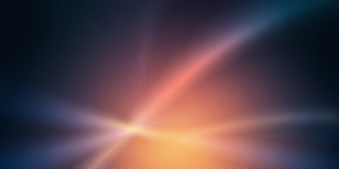 Abstract light streaks in warm and cool tones.