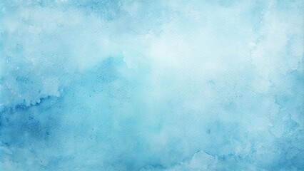 Fototapeta premium Abstract Light Blue Watercolor Wash Texture Background for Design Projects