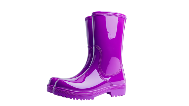 Footwear fashion isolated shoe design background foot style boot rubber spring clothing two women rain pair boots