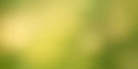 Abstract nature background in calming green and yellow tones.