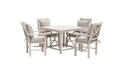 Dining set, 4 piece, Warwick off-white