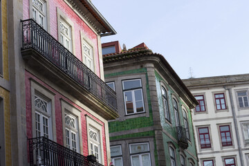 Obraz premium Ribeira, the old town of Porto, Portugal