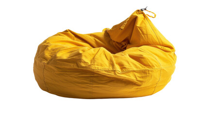Yellow lazy bag, bean bag