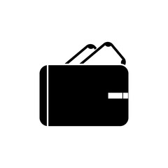 Wallet Icon vector. Finance icons. Business Icons, money signs. Money silhouette collection.