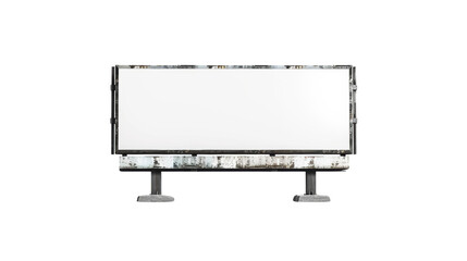 Obraz premium Empty advertising billboard