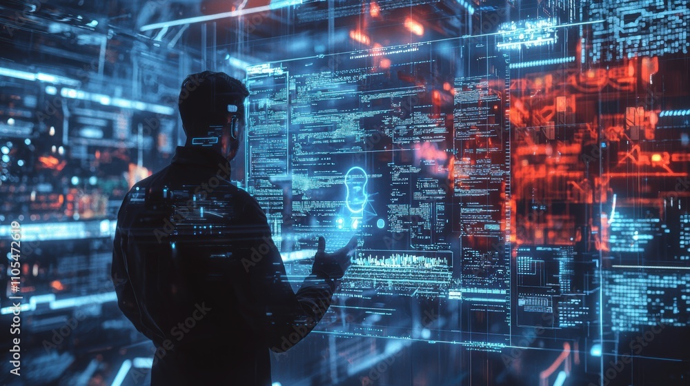 Poster ai-driven data trends insights from a cybersecurity professional in virtual environments
