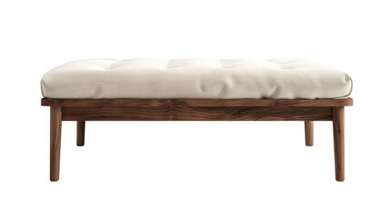 Wooden bedroom bench