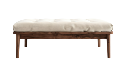 Wooden bedroom bench
