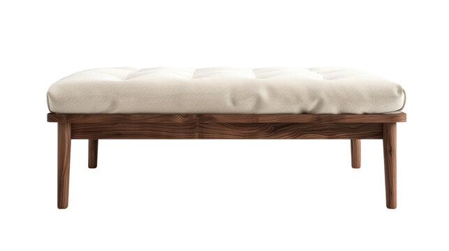Wooden bedroom bench
