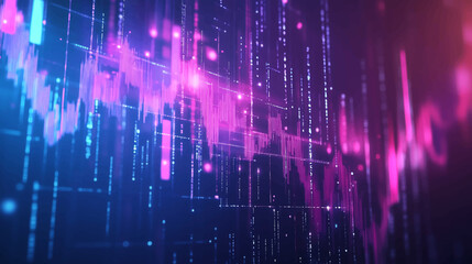 Digital technology metaverse neon blue pink background, cyber information, abstract speed connect communication, innovation future meta tech, internet network connection, Ai big data, illustration 3d