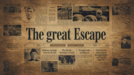 Grunge vintage newspaper paper with an old, aged texture, showcasing a distressed, worn appearance, perfect for retro, historical, and textured backgrounds, evoking a sense of nostalgia and timelessne