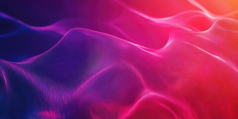 Obraz premium Colorful, abstract background with a purple and pink wave. The background is filled with a variety of colors and shapes, creating a sense of movement and energy. Scene is vibrant and dynamic