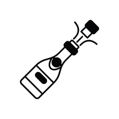 Champagne Bottle vector icon