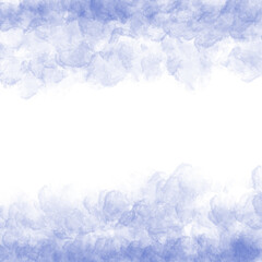 Efecto de superposición de humo de acuarela, detalle de borde transparente o decoración para un hermoso efecto de pintura líquida