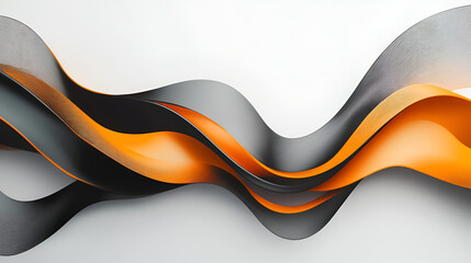 Abstract background of wavy black, white, yellow and black lines , striped wallpaper for op art style design , Boho style pattern with wavy colored lines in black and yellow
