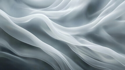 Obraz premium Futuristic white waves on white background , white waves modern bright art , Blurred pattern perspective effect background , Abstract creative graphic template , 