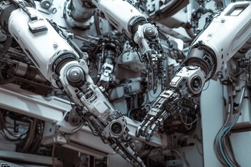 Intricate Mechanical Automotive Engine Closeup Detailed Components