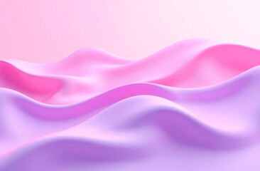 Obraz premium Soft waves of pink and purple create an abstract, calming atmosphere in a serene, minimalist environment