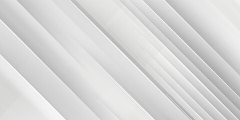 Obraz premium 3D white geometric abstract background overlap layer on bright space with rounded rhomb effect decoration