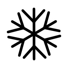Black and White Snowflake Illustration: A simple yet intricate depiction of the geometric symmetry found in snowflakes, ideal for winter-themed designs or creative projects focused on nature’s beauty