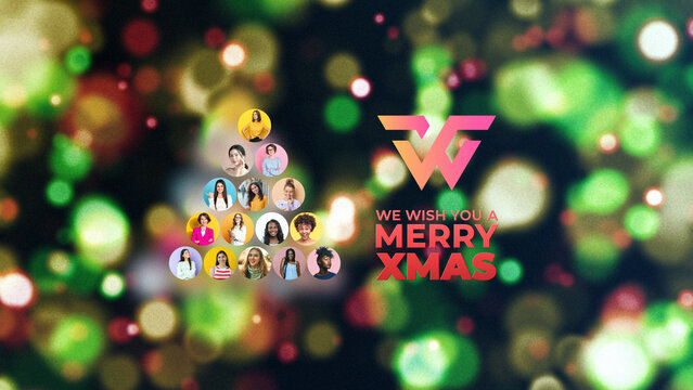 Media Tree Bokeh Christmas Logo Reveal 68 1:1 16:9 9:16