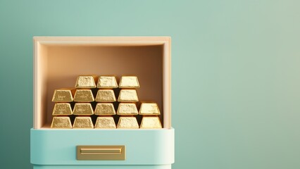 Financial security through gold wealth management strategies modern home office minimalist design