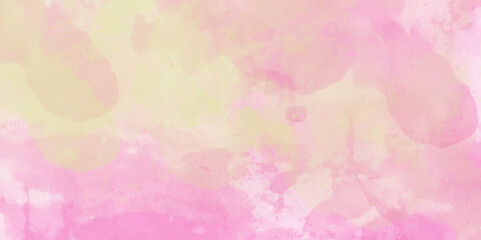 Subtle light pink watercolor gradient illustration. Luxury copy space art design. Pastel colour vintage style. and beauty sweet nature soft light minimalist natural.  Paint design element.