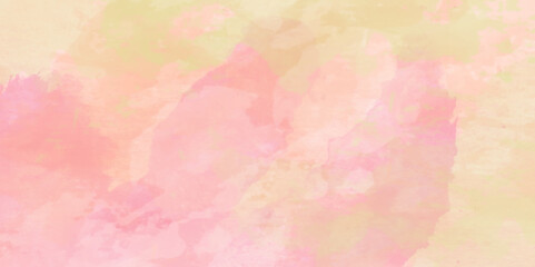Subtle light pink watercolor gradient illustration. Luxury copy space art design. Pastel colour vintage style. and beauty sweet nature soft light minimalist natural.  Paint design element.