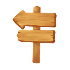 vintage wooden sign with arrows
