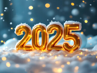 2025 신년 풍선 배경 New Year Balloon Background