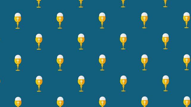 Holy Eucharist Animated Loop Background