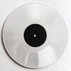 vinyl record, clear environment, ready for mock-up