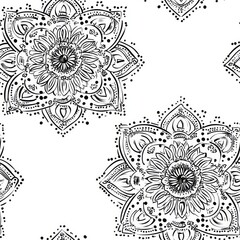 Intricate Mandala Floral Pattern Design
