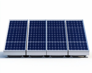 Modern solar panels harnessing renewable energy for sustainability.