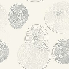 Abstract Spiral Circles Graphic Design